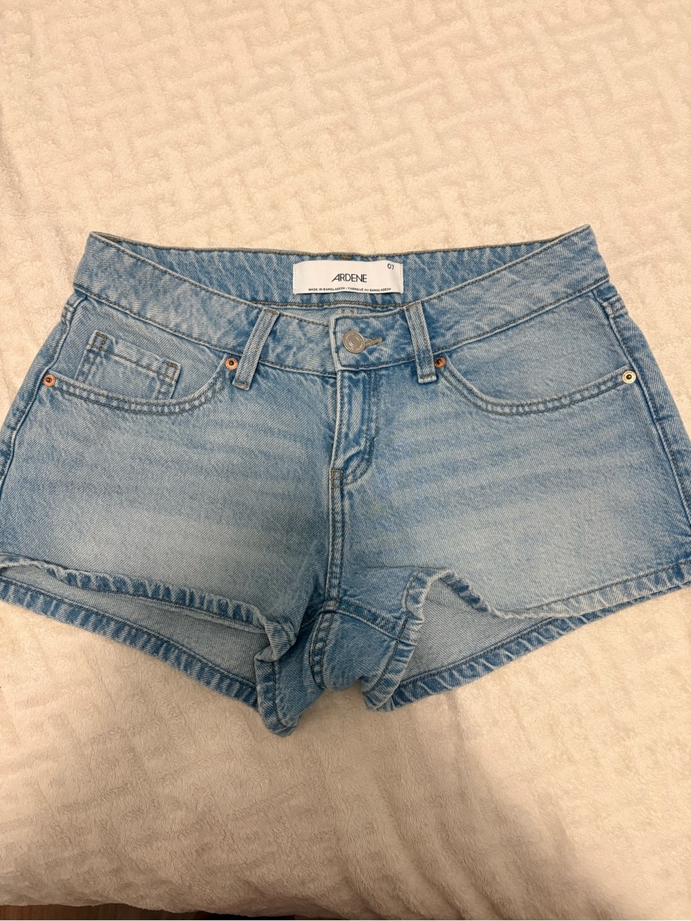 Ardene Light Wash Denim Jean Shorts